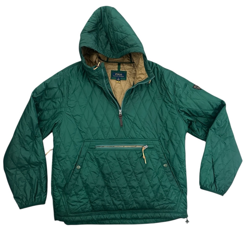 Polo Ralph Lauren Oversize Water-Repellent Pullover Quilted Jacket RRL Style -L - Picture 3 of 7